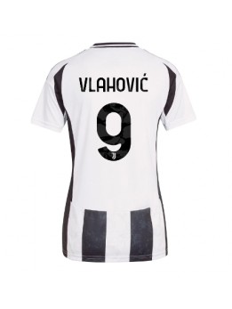 Billige Juventus Dusan Vlahovic #9 Hjemmedrakt Dame 2024-25 Kortermet